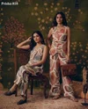 K 1113 By Naisha Vatican Discharge Printed Co Ord Set

